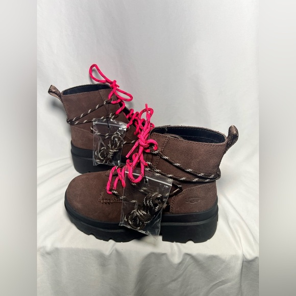 UGG Brisbane Lace Up Pink and Brown | 7 NEW - Picture 11 of 16